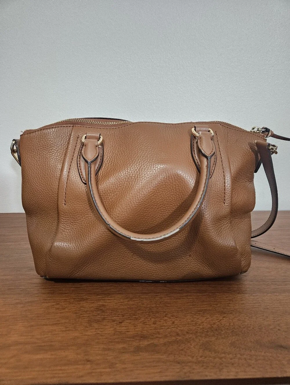 Michael Kors Sienna Leather Brown Bag